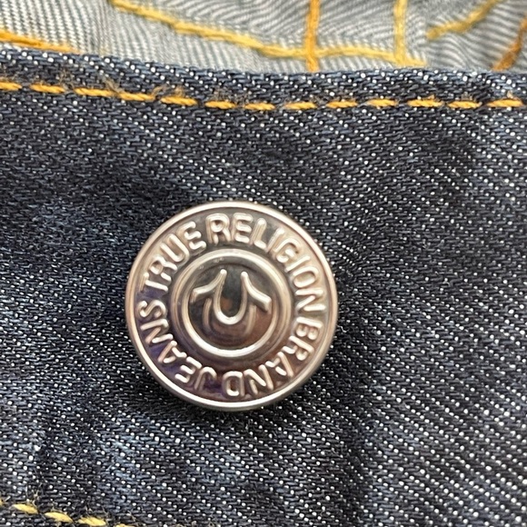 True Religion brand jeans skinny flaps women size 38 - Picture 8 of 12